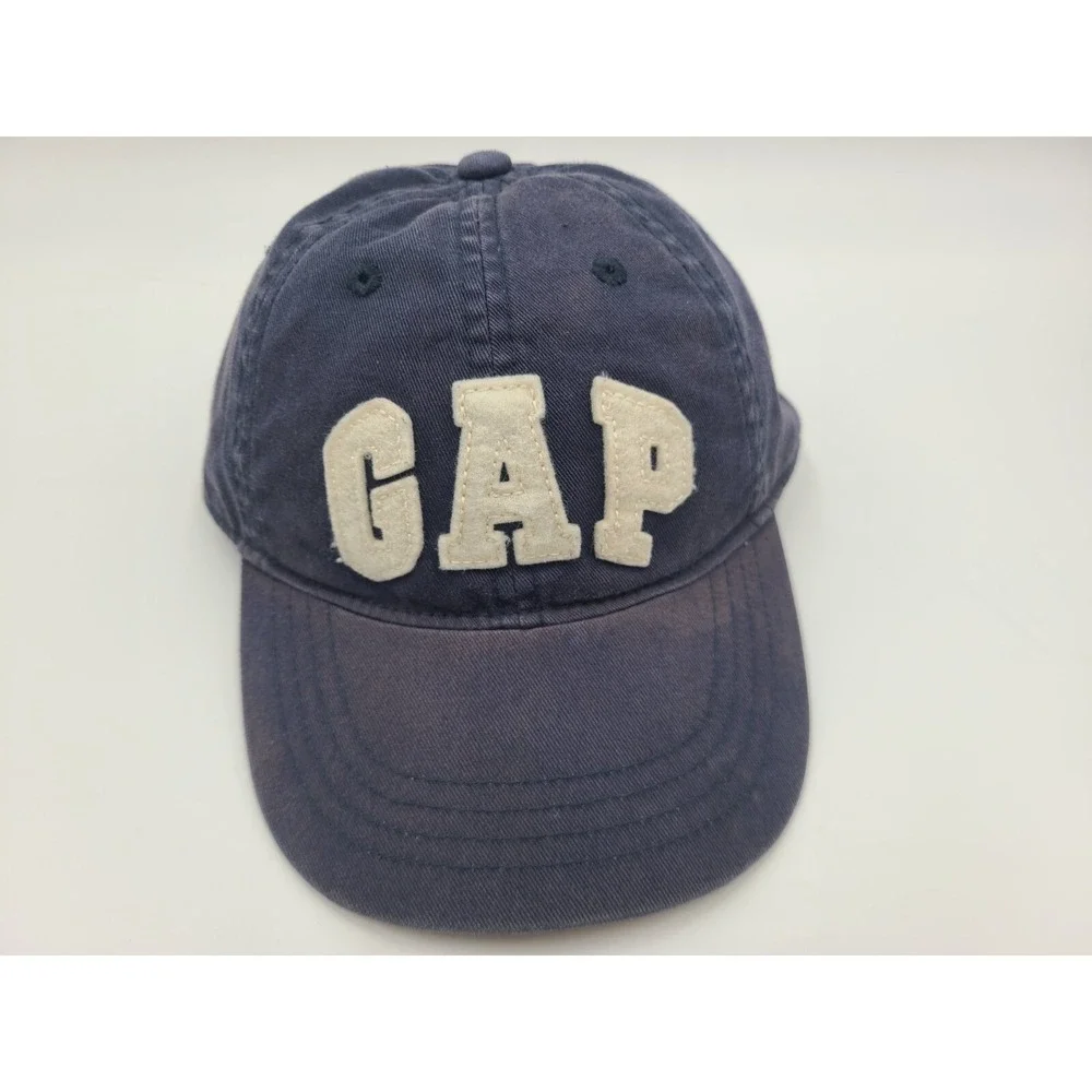 Youth Gap Kids L-XL Adjustable Hat Cap Baseball Sport Child Boy‎ Girl Blue White